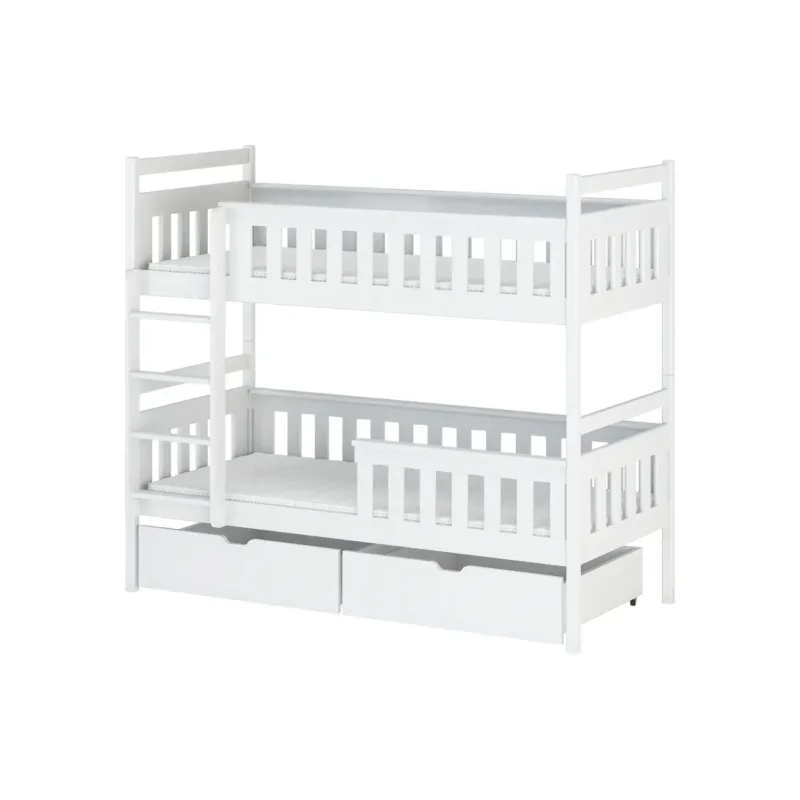 TEZO 90x190 white bunk bed Lano Furniture