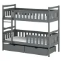 TEZO 90x190 graphite bunk bed Lano Furniture