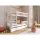 TEZO 90x190 graphite bunk bed Lano Furniture