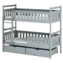 TEZO 80x200 grey bunk bed Lano Furniture