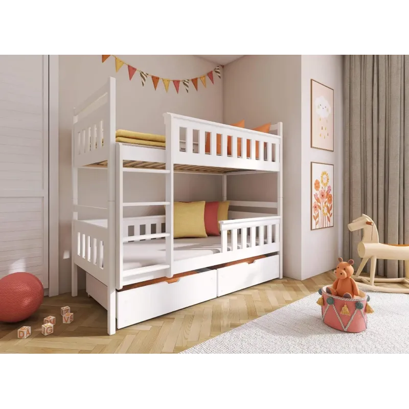 TEZO 80x160 pine bunk bed Lano Furniture