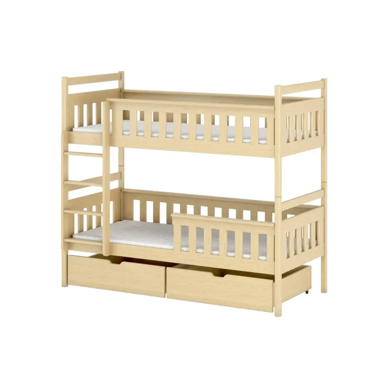 TEZO 90x200 pine bunk bed Lano Furniture