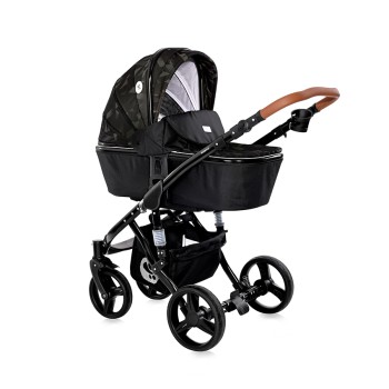 BABY STROLLER RIMINI + BAG FOREST GREEN & BLACK