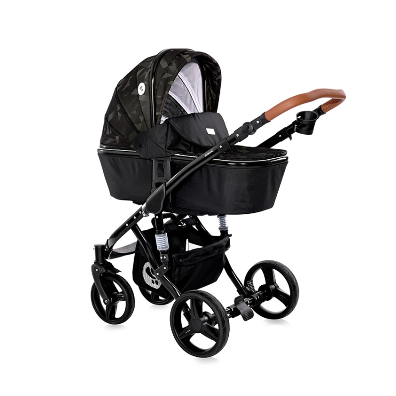 BABY STROLLER RIMINI + BAG FOREST GREEN & BLACK