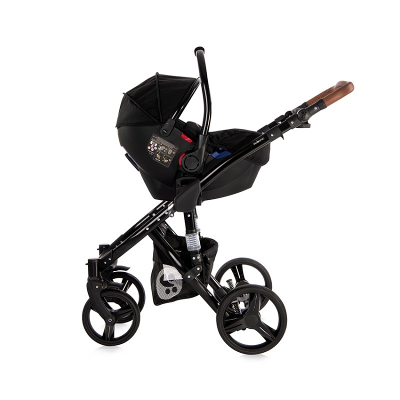 BABY STROLLER RIMINI + BAG FOREST GREEN & BLACK