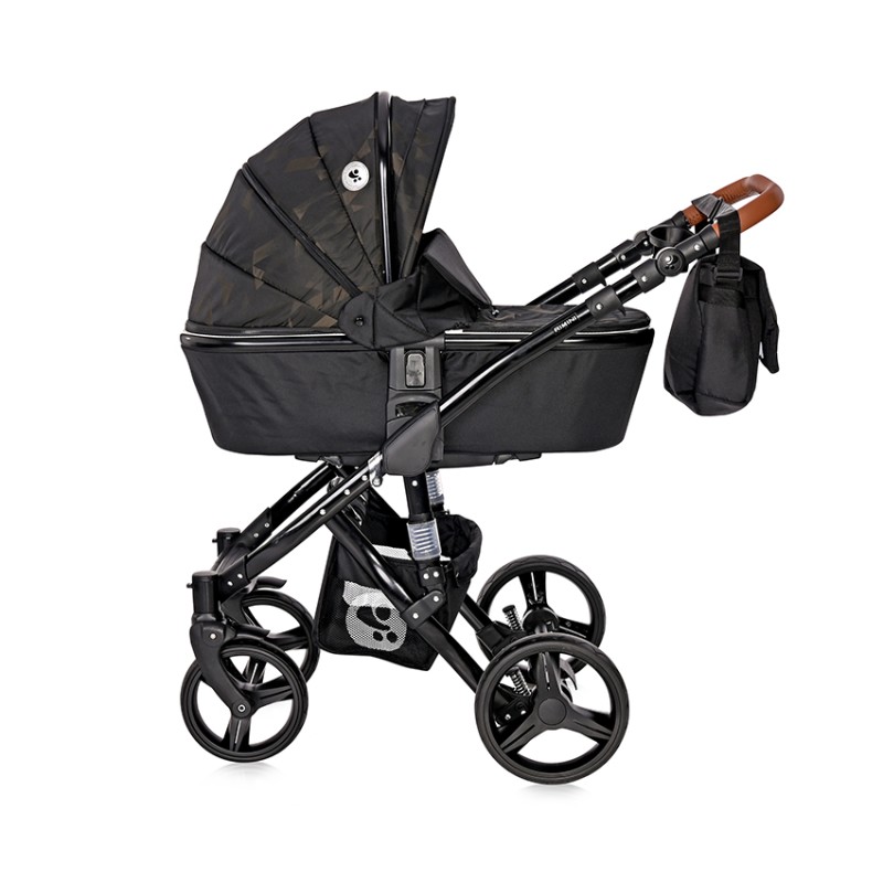 BABY STROLLER RIMINI + BAG FOREST GREEN & BLACK
