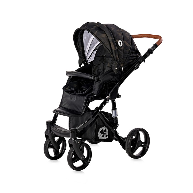 BABY STROLLER RIMINI + BAG FOREST GREEN & BLACK