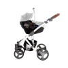 BABY STROLLER RIMINI + MAMA BAG GREY & BLACK DOTS