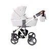 BABY STROLLER RIMINI + MAMA BAG GREY & BLACK DOTS