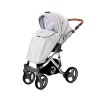 BABY STROLLER RIMINI + MAMA BAG GREY & BLACK DOTS