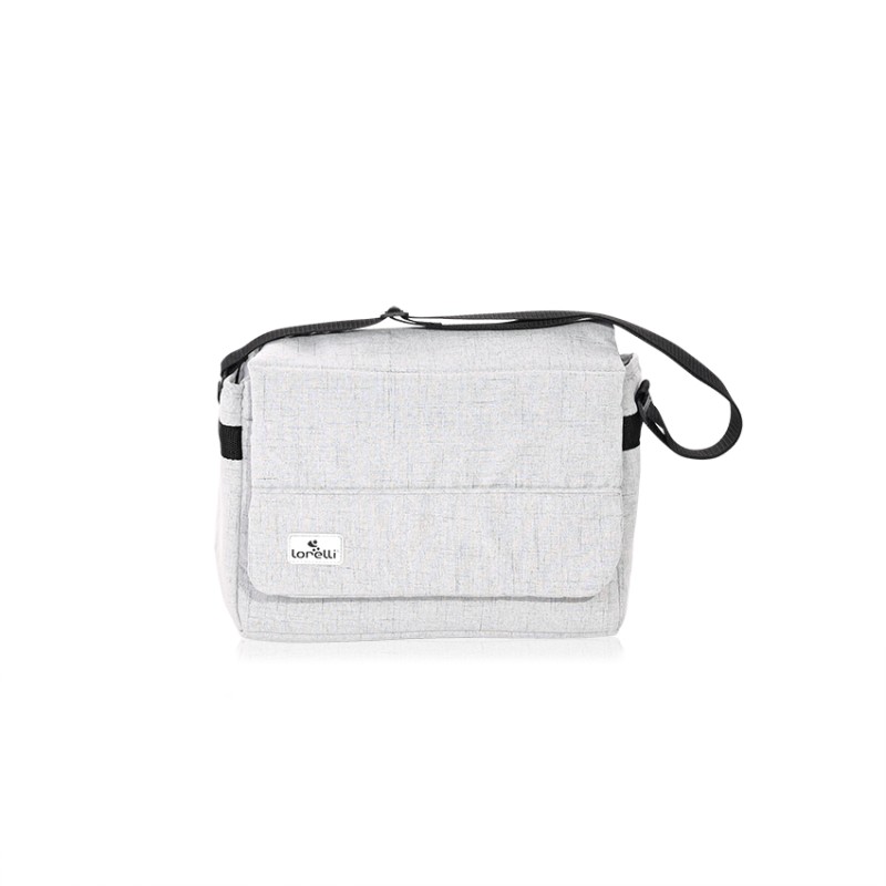 BABY STROLLER RIMINI + MAMA BAG GREY & BLACK DOTS