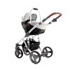 BABY STROLLER RIMINI + MAMA BAG GREY & BLACK DOTS
