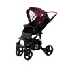 BABY STROLLER RIMINI + MAMA BAG RUBY RED & BLACK