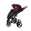BABY STROLLER RIMINI + MAMA BAG RUBY RED & BLACK