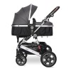 BABY STROLLER LORA STEEL GREY + MAMA BAG