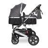 BABY STROLLER LORA STEEL GREY + MAMA BAG