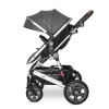 BABY STROLLER LORA STEEL GREY + MAMA BAG