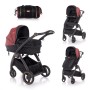 BABY STROLLER ADRIA BLACK&RED
