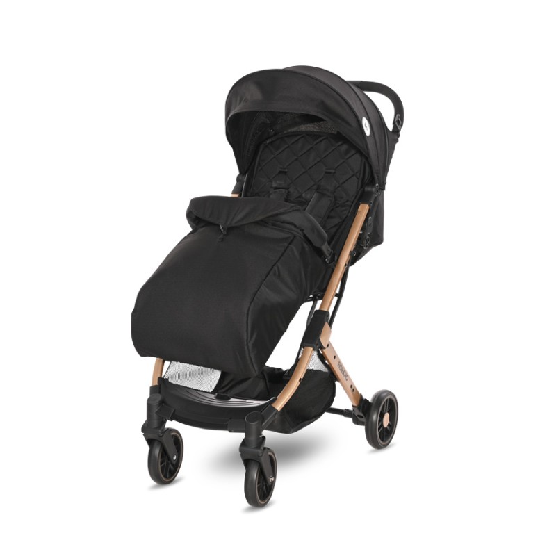 BABY STROLLER FIORANO BLACK +FOOTCOVER