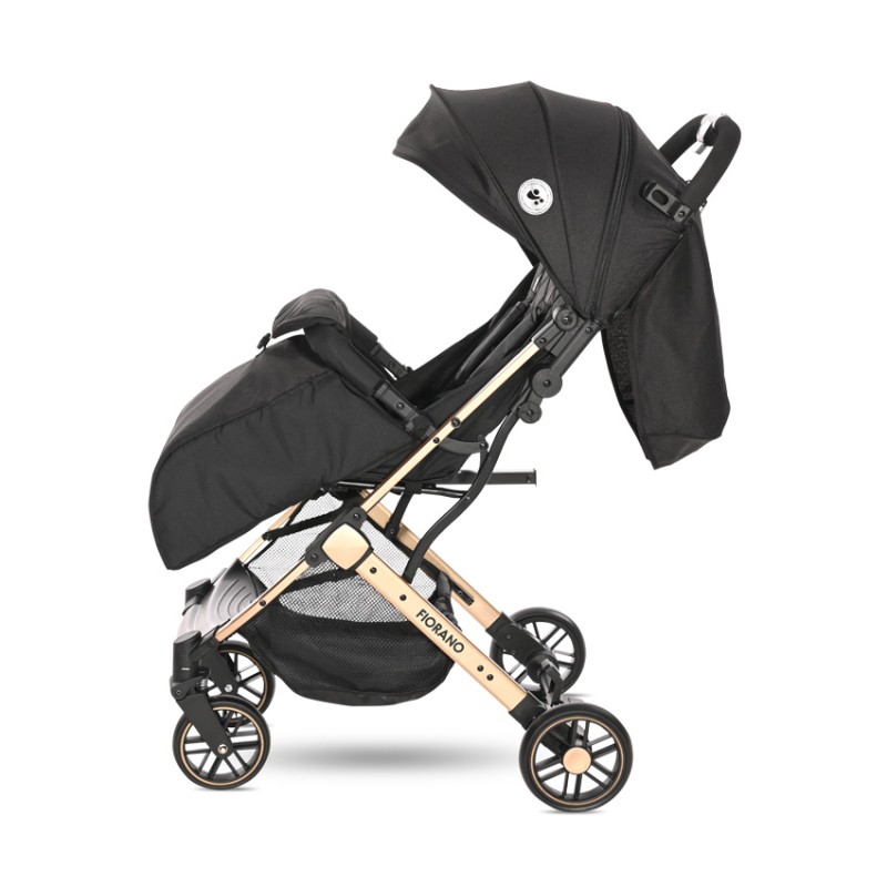 BABY STROLLER FIORANO BLACK +FOOTCOVER