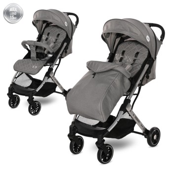 BABY STROLLER FIORANO DOLPHIN GREY+FOOTCOVER