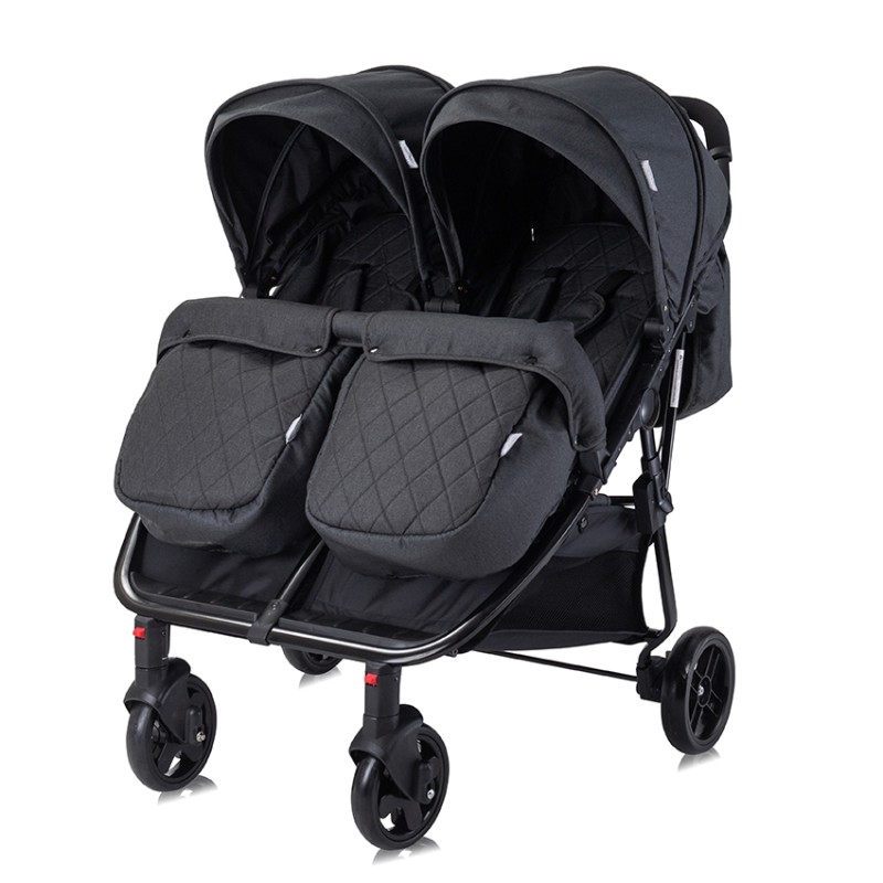 BABY STROLLER DUO+BAG BLACK