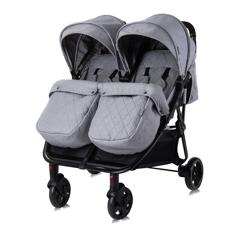 BABY STROLLER DUO+BAG COOL GREY