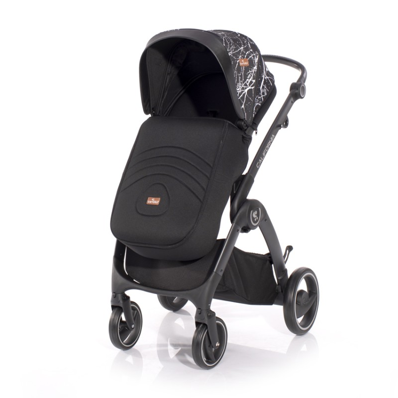 BABY STROLLER CALIFORNIA BLACK MARBLE