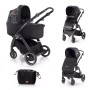 BABY STROLLER CALIFORNIA BLACK MARBLE