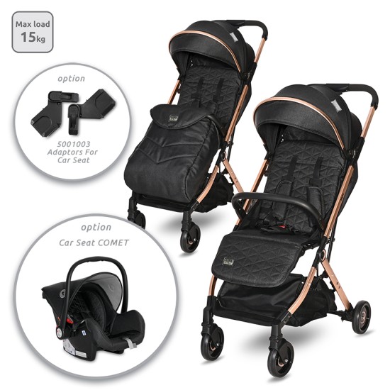 BABY STROLLER MYLA BLACK BABY STROLLER MYLA BLACK