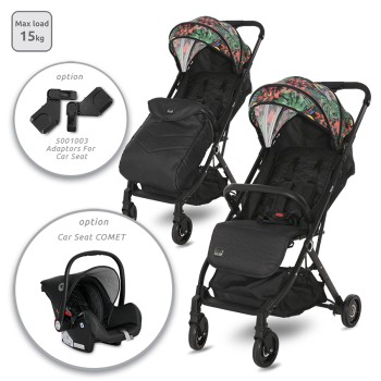 BABY STROLLER MYLA TROPICAL FLOWERS