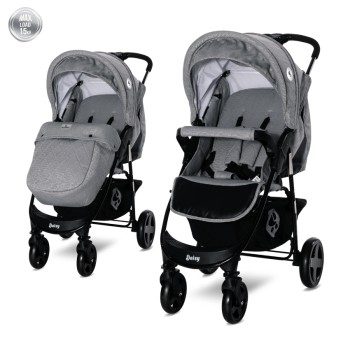 STROLLER DAISY BASIC COOL GREY+FOOTCOVER