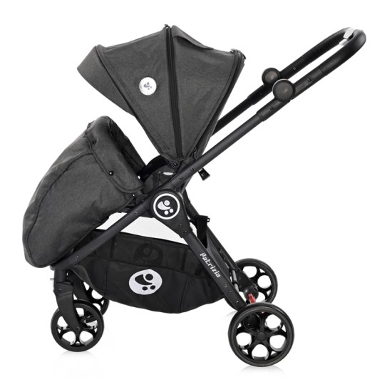 BABY STROLLER PATRIZIA DARK GREY BABY STROLLER PATRIZIA DARK GREY