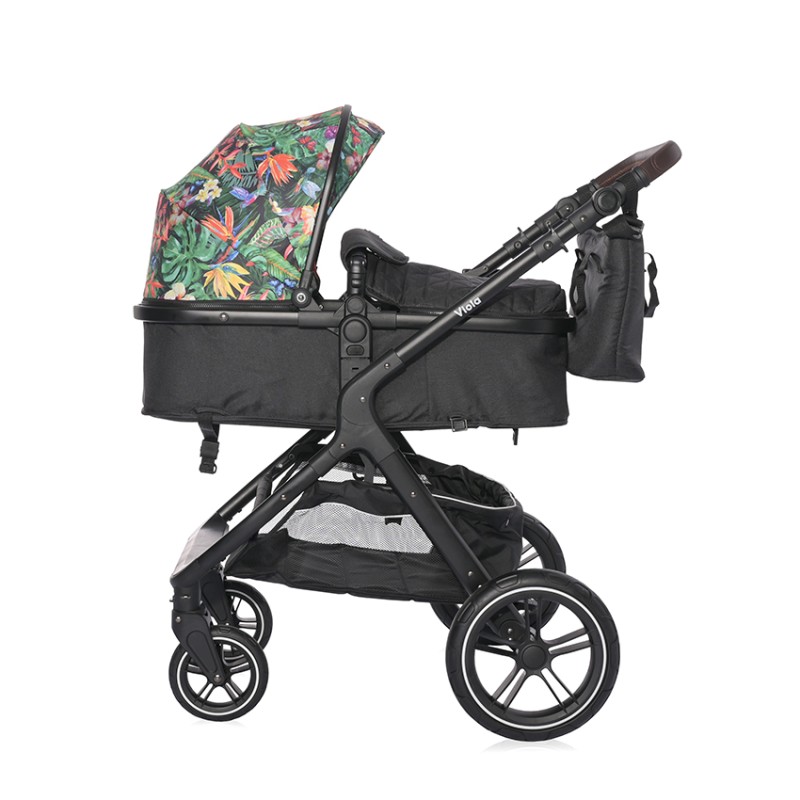 BABY STROLLER VIOLA TROPICAL FLOWERS