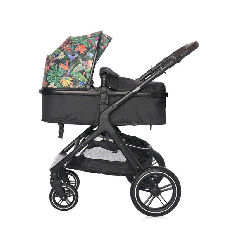 BABY STROLLER VIOLA TROPICAL FLOWERS