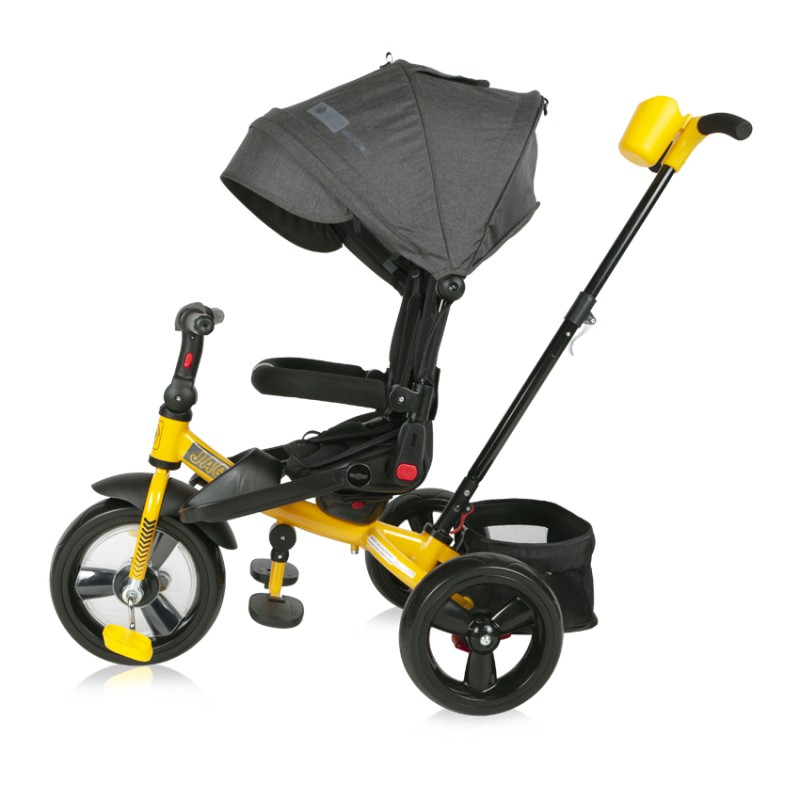CHILDREN TRICYCLE JAGUAR BLACK & YELLOW