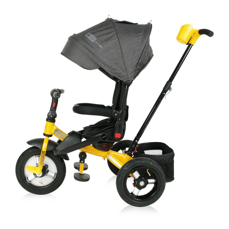 CHILDREN TRICYCLE JAGUAR AIR BLACK & YELLOW