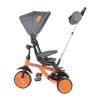 CHILDREN TRICYCLE LUCKY CREW BLACK&ORANGE