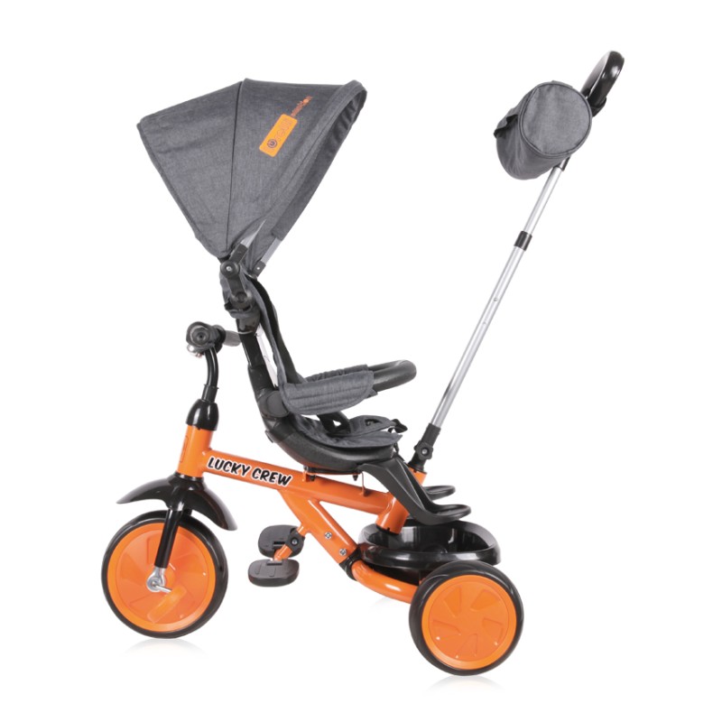 CHILDREN TRICYCLE LUCKY CREW BLACK&ORANGE