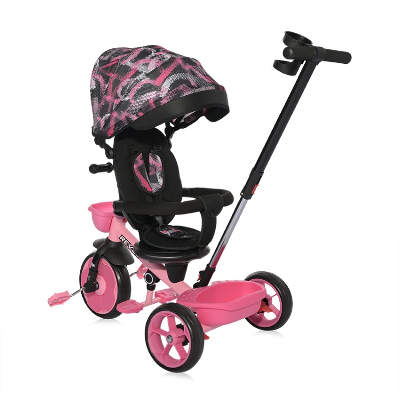 CHILDREN TRICYCLE REVEL PINK GRUNGE