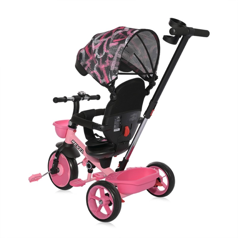 CHILDREN TRICYCLE REVEL PINK GRUNGE