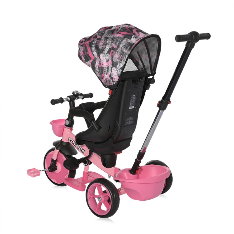 CHILDREN TRICYCLE VOYAGE PINK GRUNGE