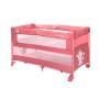 BABY COT UP AND DOWN WITH FOLDABLE SIDE ROSE VELVE