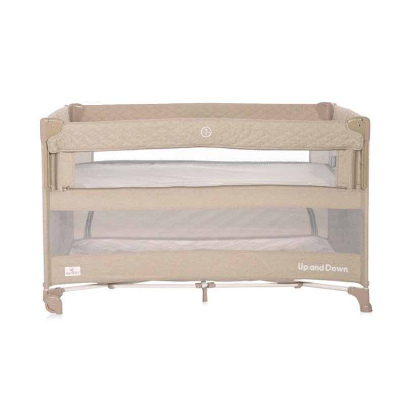 BABY COT UP AND DOWN FOG BEIGE FLYING FRIENDS