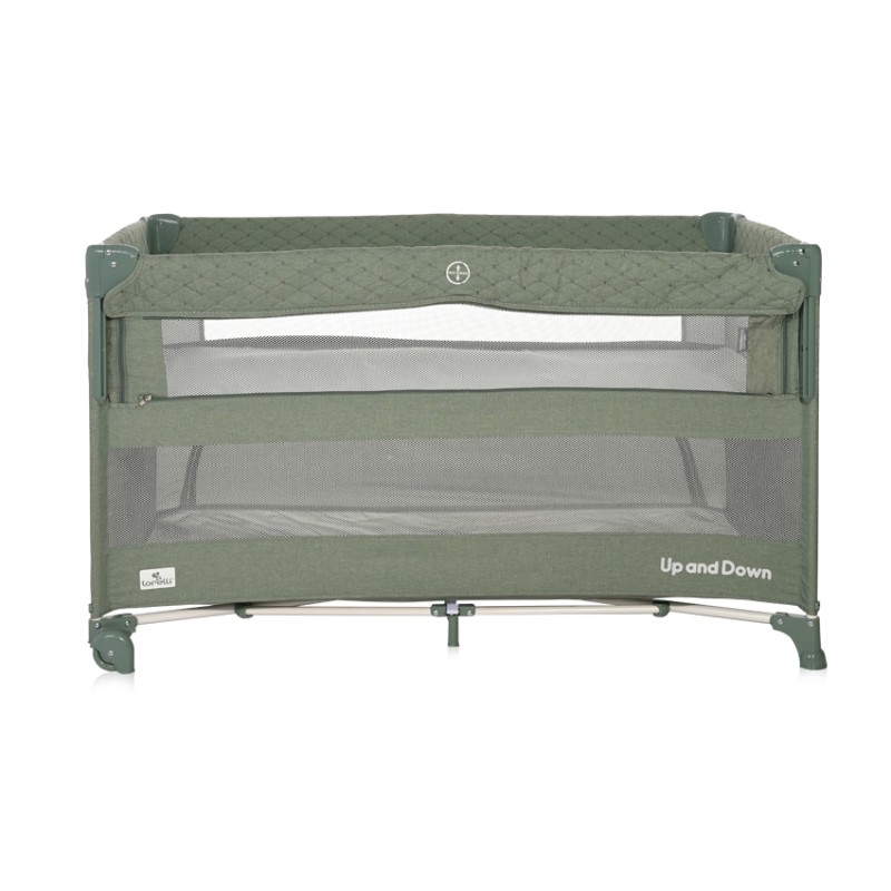 BABY COT UP AND DOWN ICEBERG GREEN TEDDY BEAR