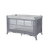 BABY COT TORINO 2 LAYERS GREY STRIPED ELEMENTS
