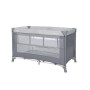 BABY COT TORINO 2 LAYERS GREY STRIPED ELEMENTS