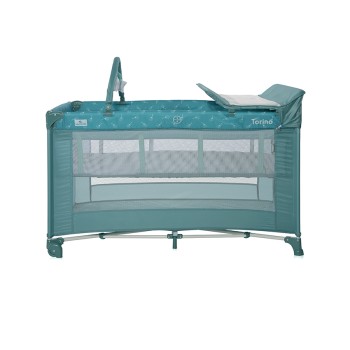 BABY COT TORINO 2 LAYERS PLUS ARCTIC FLORAL