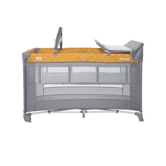 BABY COT TORINO 2 LAYERS PLUS LEMON CURRY FLORAL BABY COT TORINO 2 LAYERS PLUS LEMON CURRY FLORAL