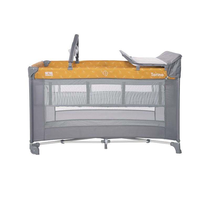 BABY COT TORINO 2 LAYERS PLUS LEMON CURRY FLORAL